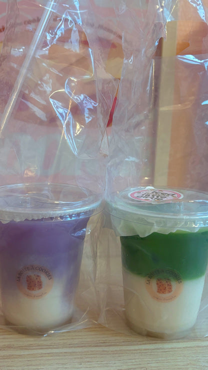 MATCHA & UBE LATTE